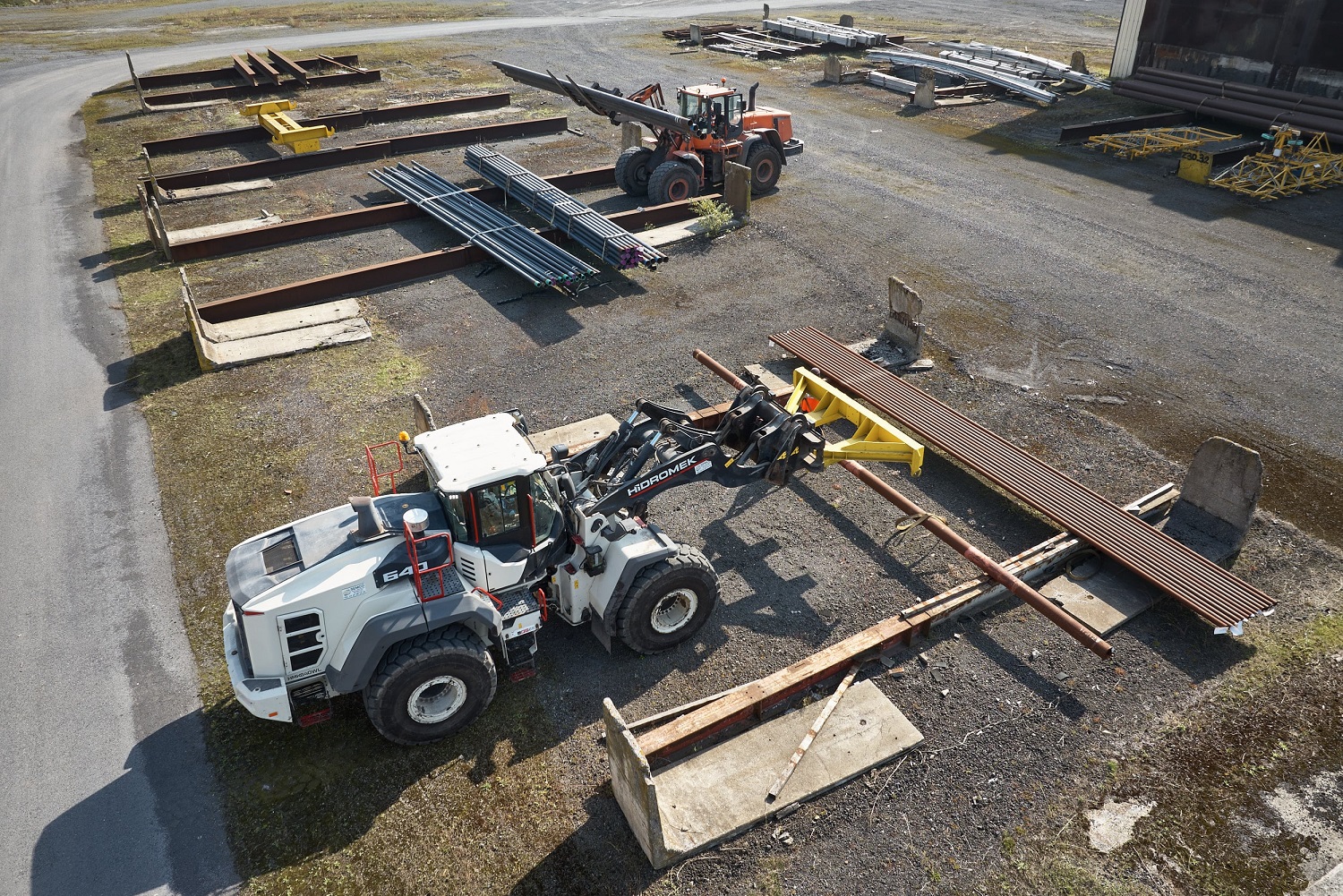 Manutention du matériel stocké